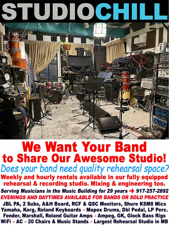 Studio Chill Wants You to Share Our Large Studio!